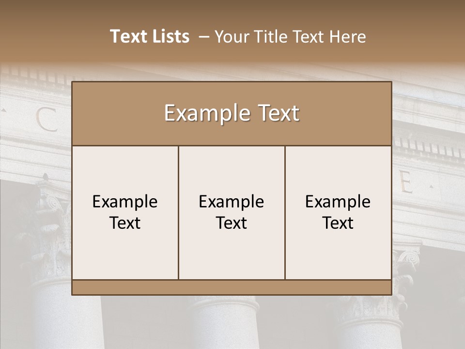 Advocate High Still PowerPoint Template