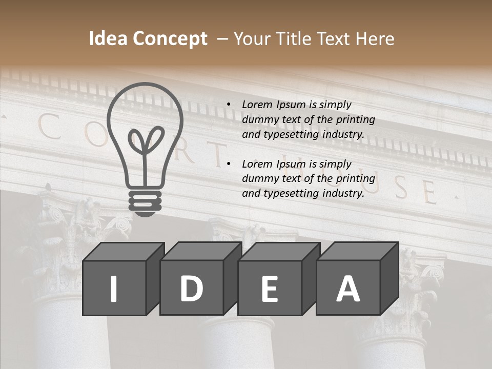 Advocate High Still PowerPoint Template