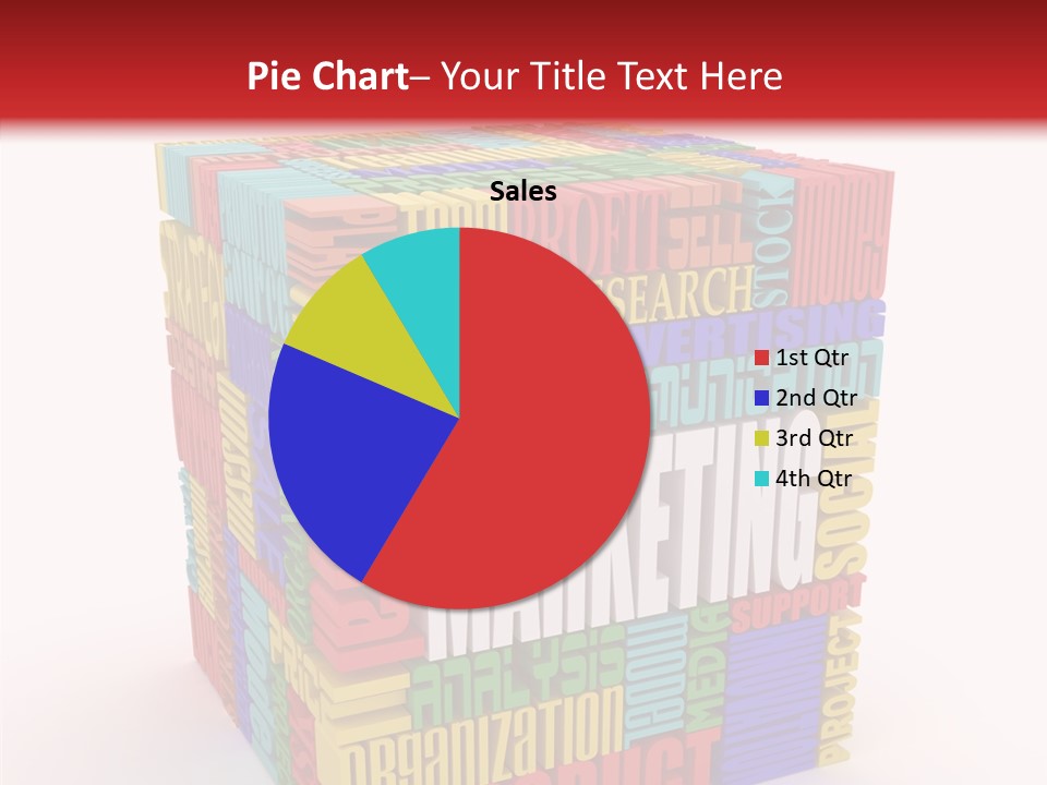 Isolated Threedimensional Frame PowerPoint Template