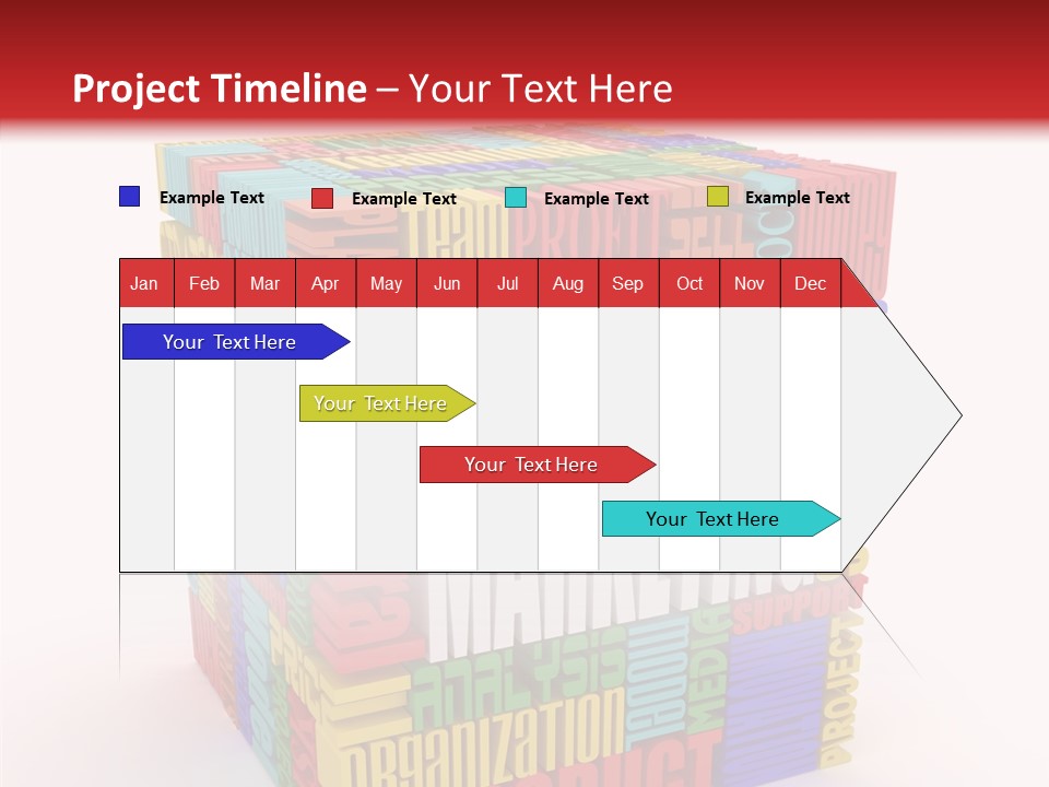 Isolated Threedimensional Frame PowerPoint Template