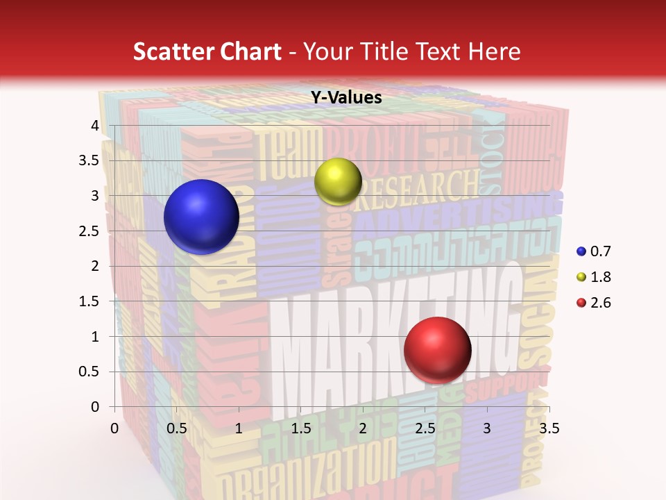 Isolated Threedimensional Frame PowerPoint Template
