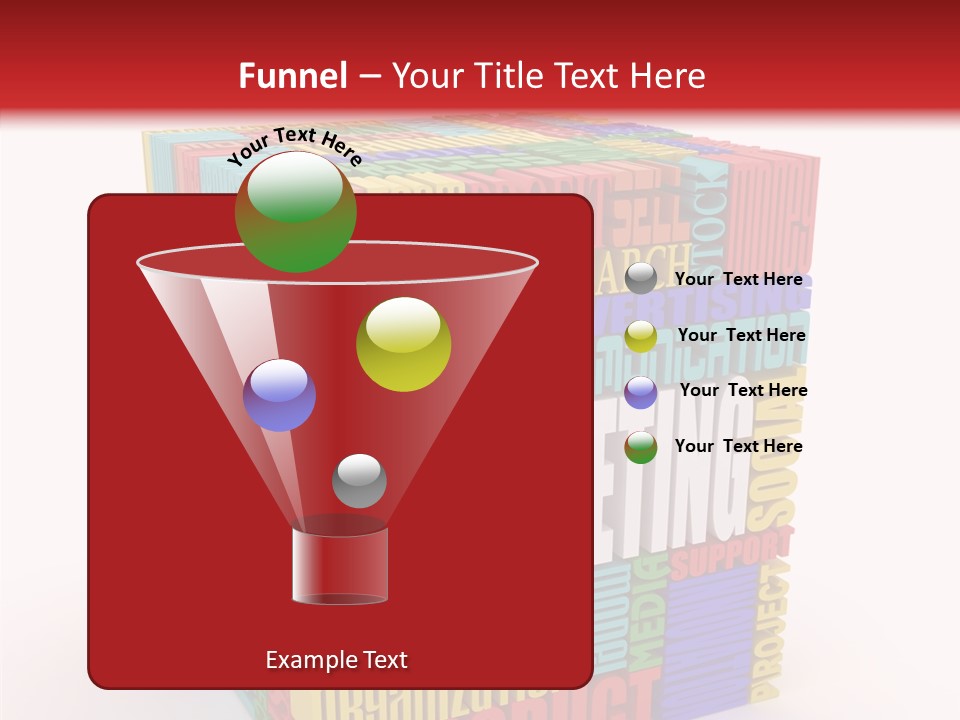 Isolated Threedimensional Frame PowerPoint Template