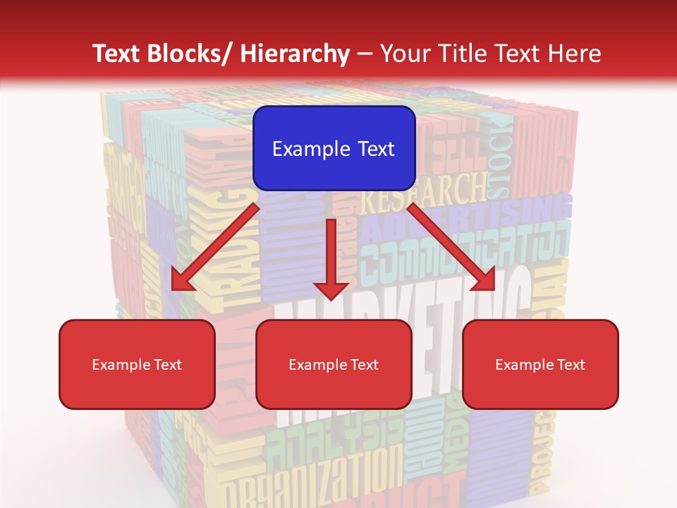 Isolated Threedimensional Frame PowerPoint Template