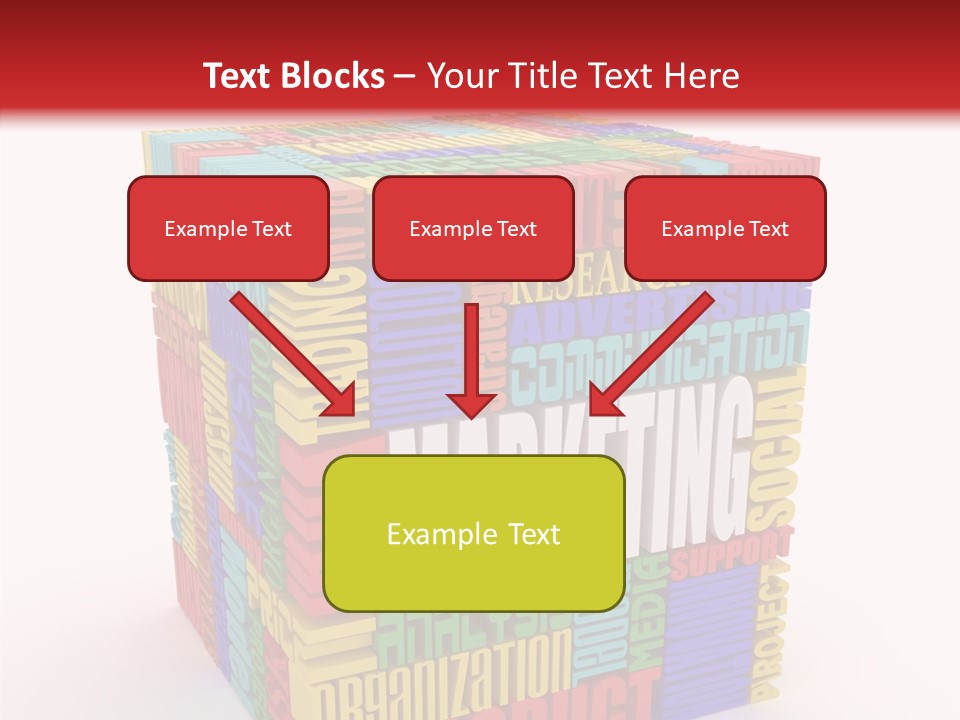 Isolated Threedimensional Frame PowerPoint Template