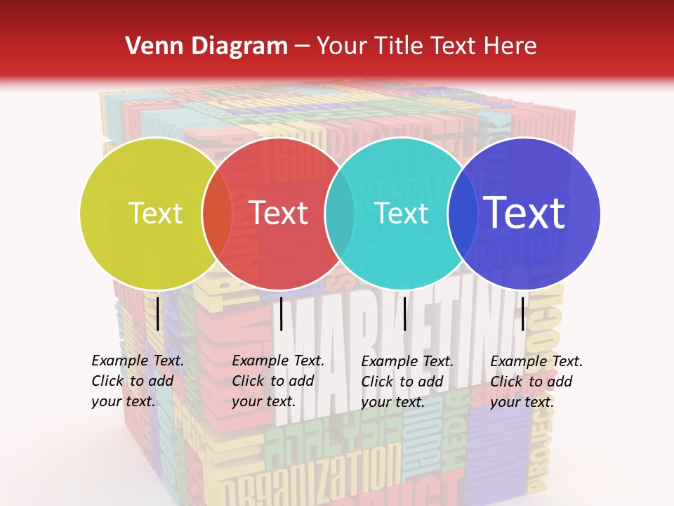 Isolated Threedimensional Frame PowerPoint Template