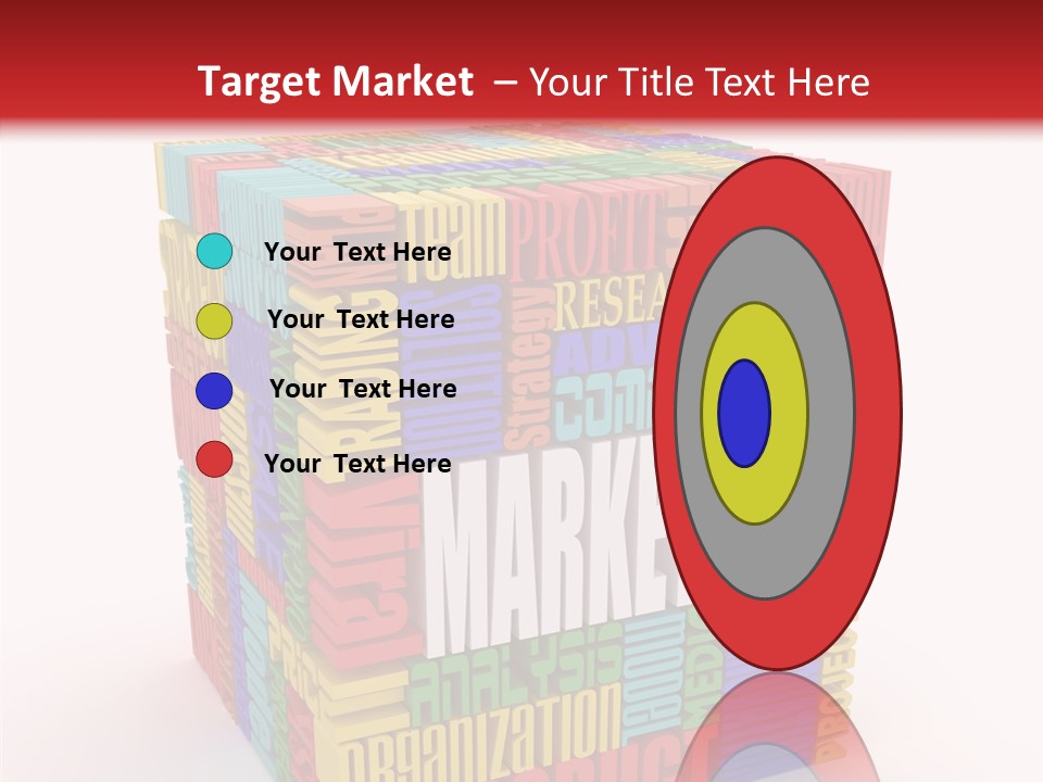 Isolated Threedimensional Frame PowerPoint Template