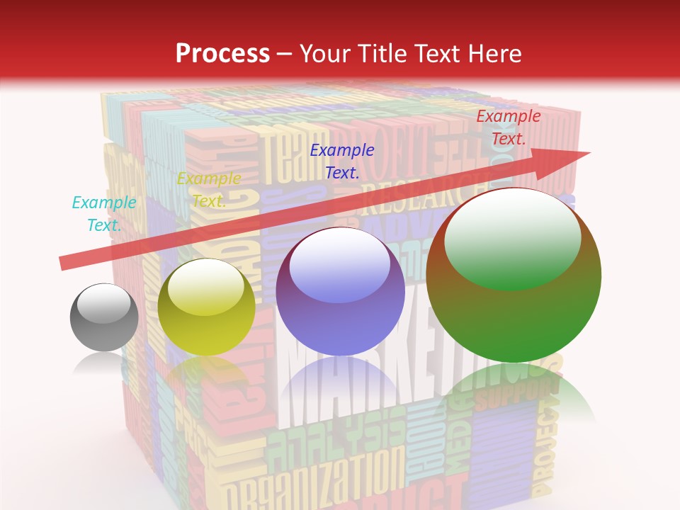 Isolated Threedimensional Frame PowerPoint Template