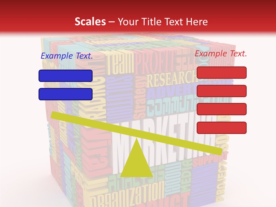 Isolated Threedimensional Frame PowerPoint Template