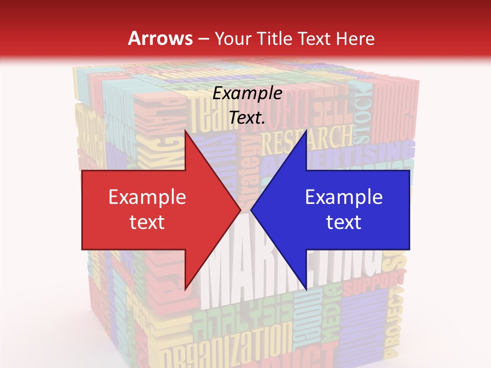 Isolated Threedimensional Frame PowerPoint Template