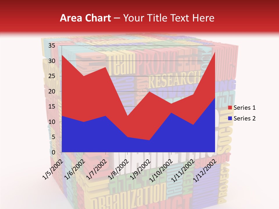 Isolated Threedimensional Frame PowerPoint Template