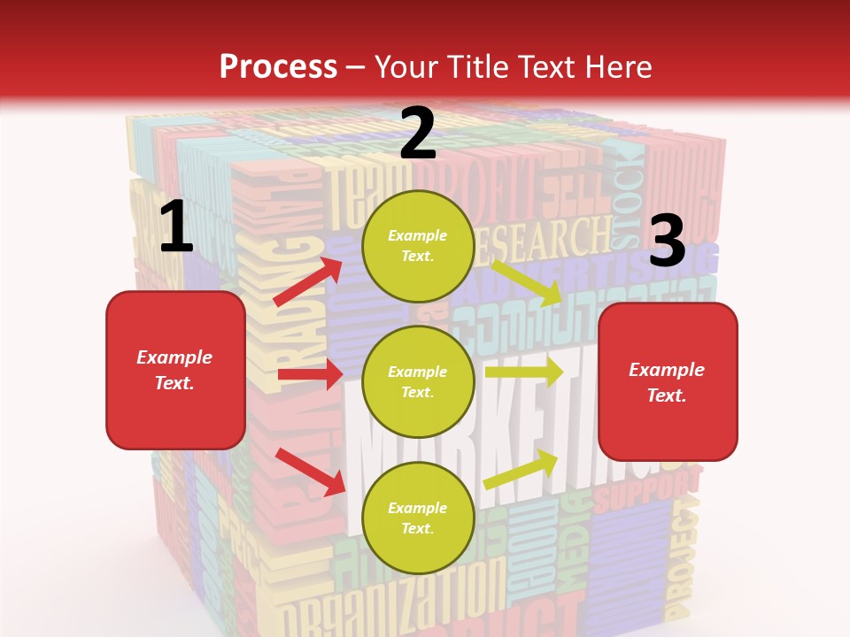 Isolated Threedimensional Frame PowerPoint Template