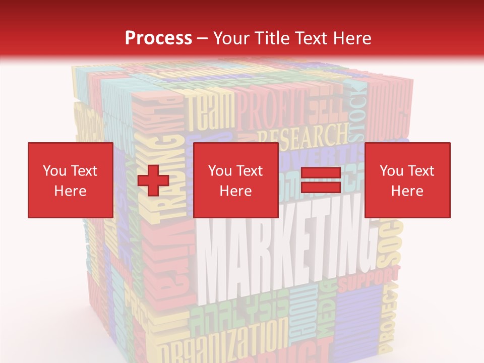 Isolated Threedimensional Frame PowerPoint Template