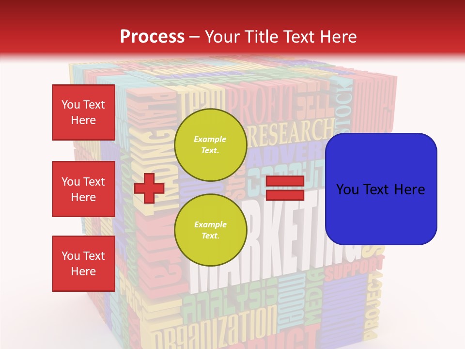 Isolated Threedimensional Frame PowerPoint Template