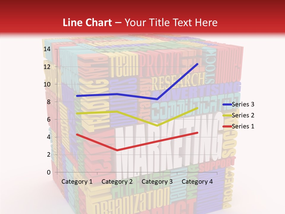 Isolated Threedimensional Frame PowerPoint Template