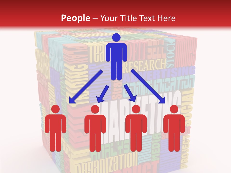 Isolated Threedimensional Frame PowerPoint Template