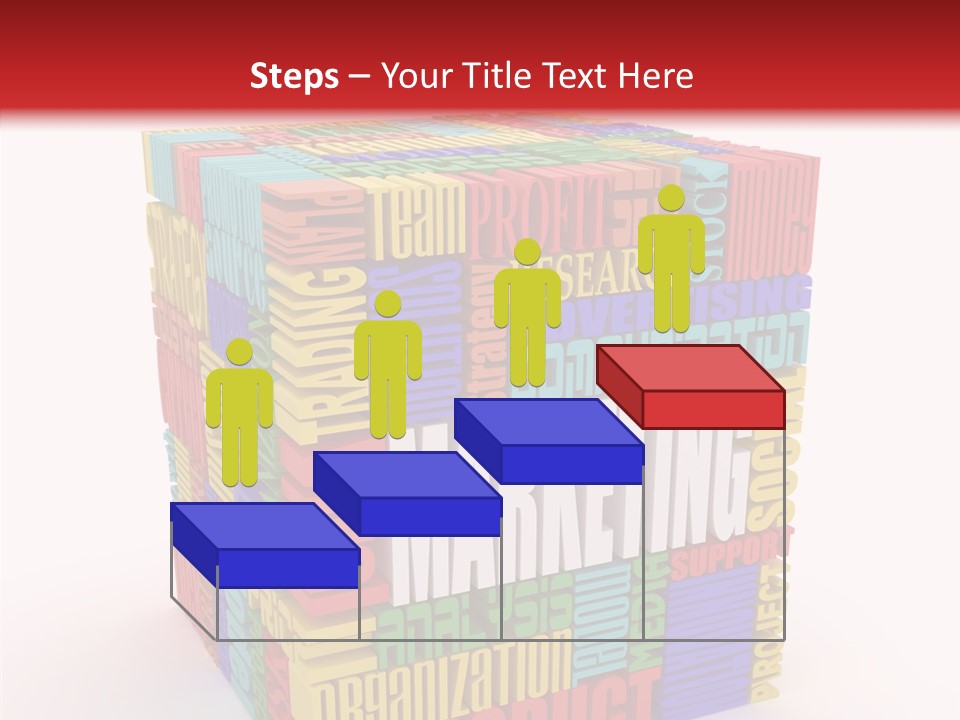 Isolated Threedimensional Frame PowerPoint Template