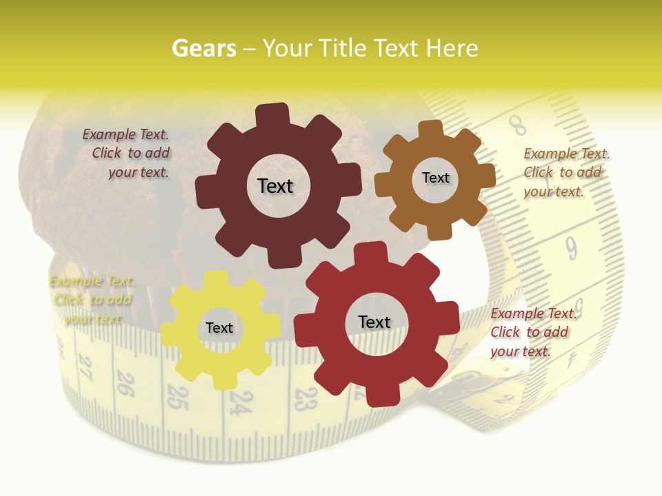Object Cookie Breakfast PowerPoint Template