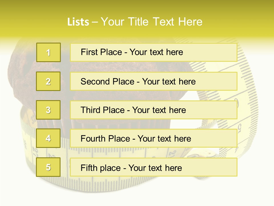 Object Cookie Breakfast PowerPoint Template