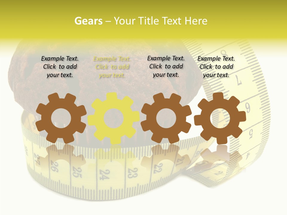 Object Cookie Breakfast PowerPoint Template