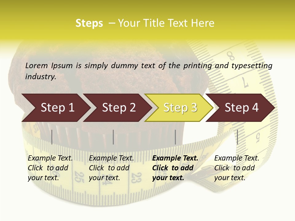 Object Cookie Breakfast PowerPoint Template