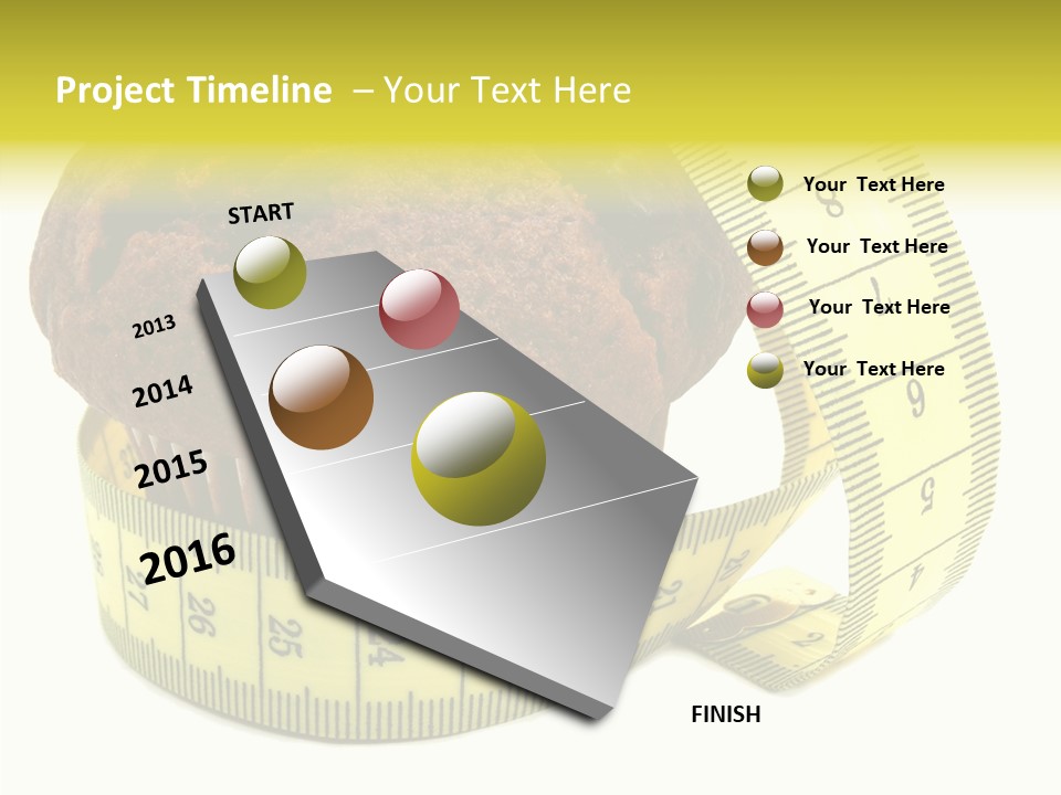 Object Cookie Breakfast PowerPoint Template