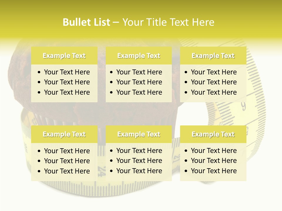 Object Cookie Breakfast PowerPoint Template