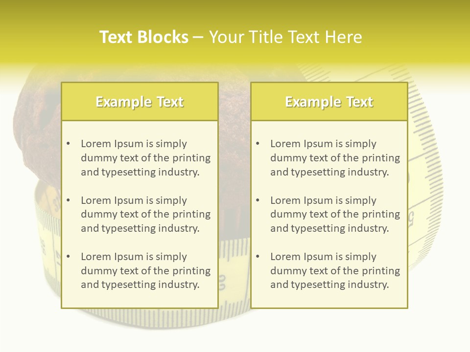 Object Cookie Breakfast PowerPoint Template