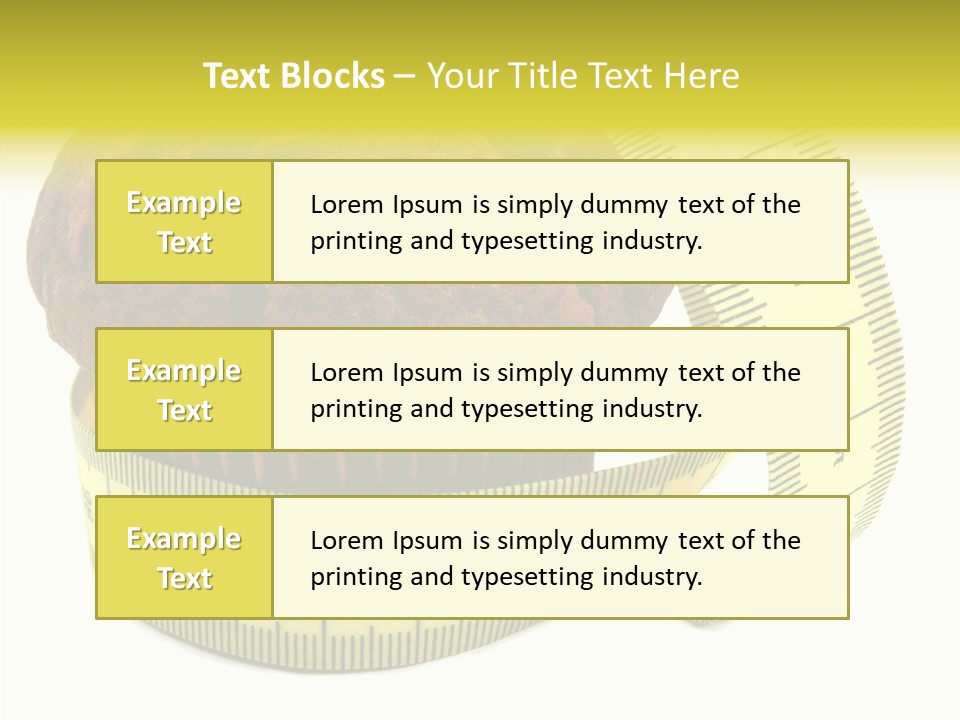 Object Cookie Breakfast PowerPoint Template