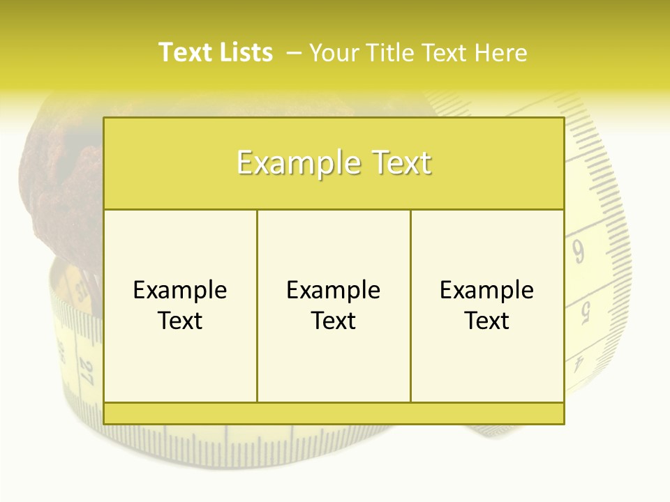 Object Cookie Breakfast PowerPoint Template