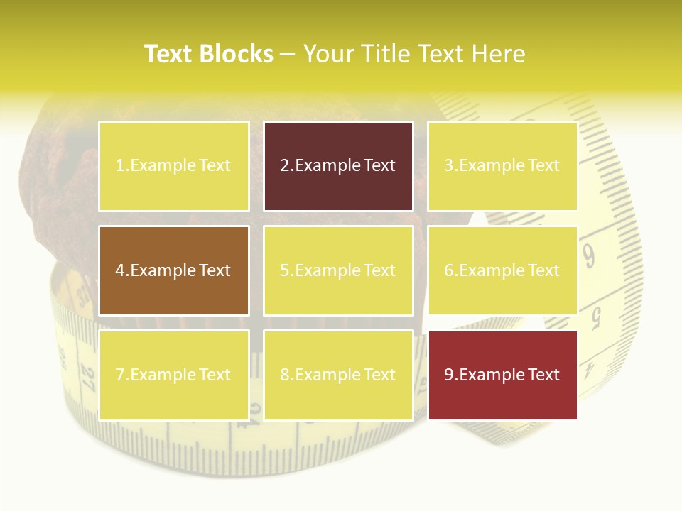 Object Cookie Breakfast PowerPoint Template