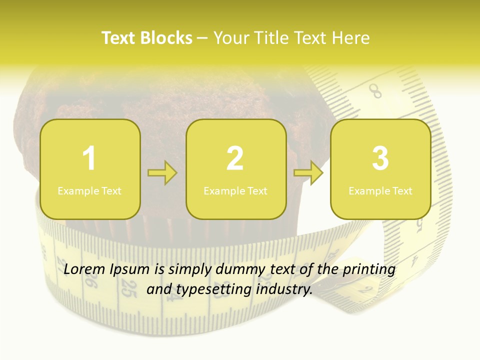Object Cookie Breakfast PowerPoint Template