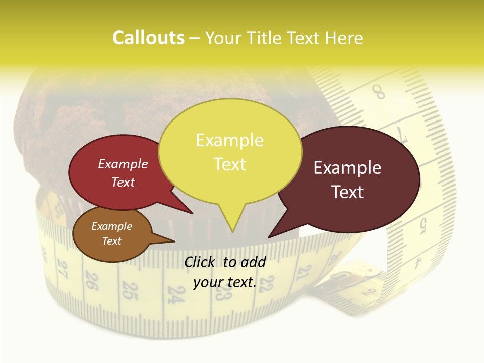 Object Cookie Breakfast PowerPoint Template
