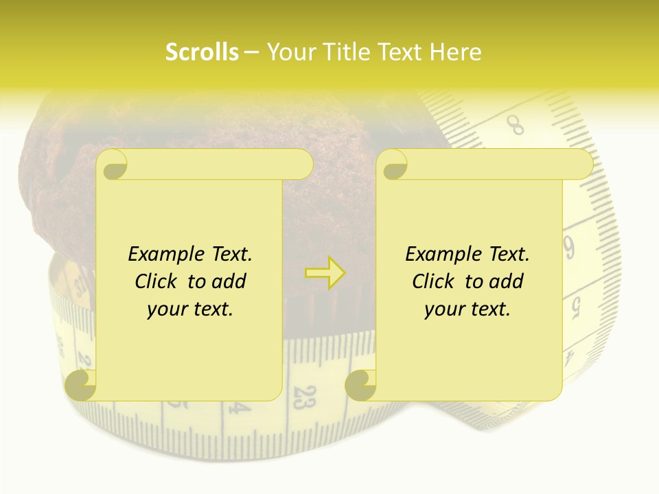 Object Cookie Breakfast PowerPoint Template