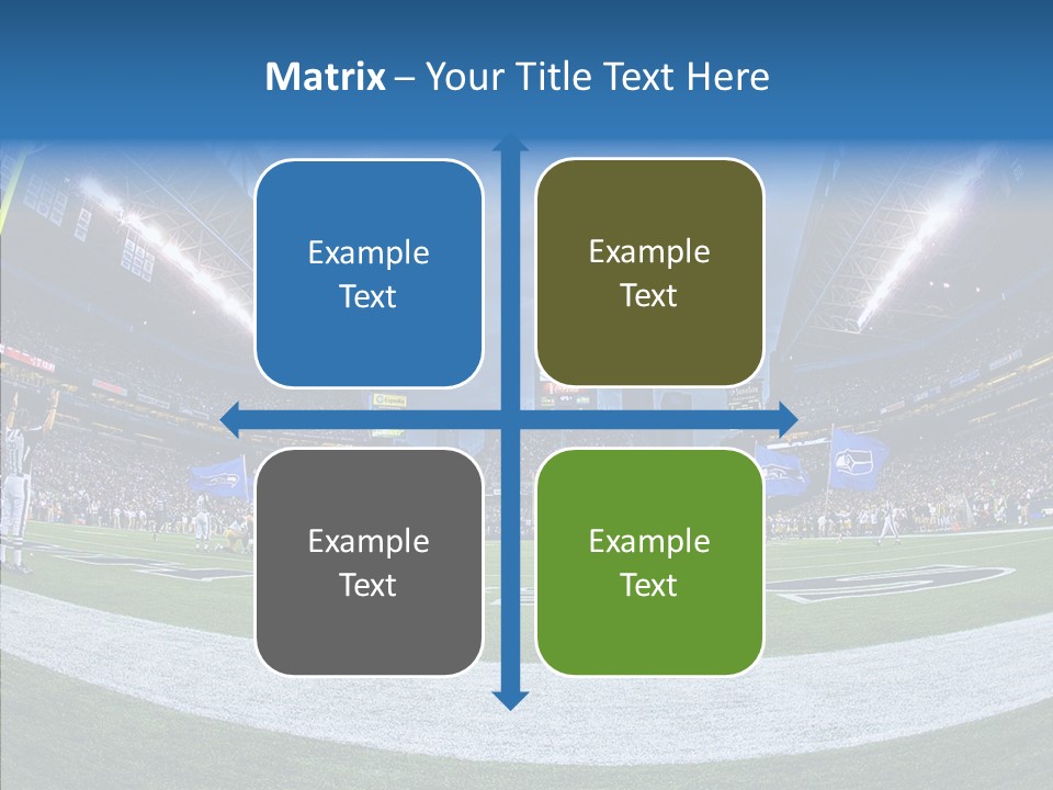 Referee Cloudy Fish Eye PowerPoint Template