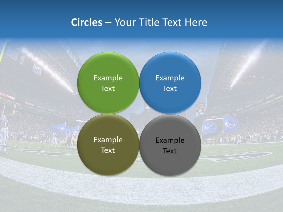 Referee Cloudy Fish Eye PowerPoint Template