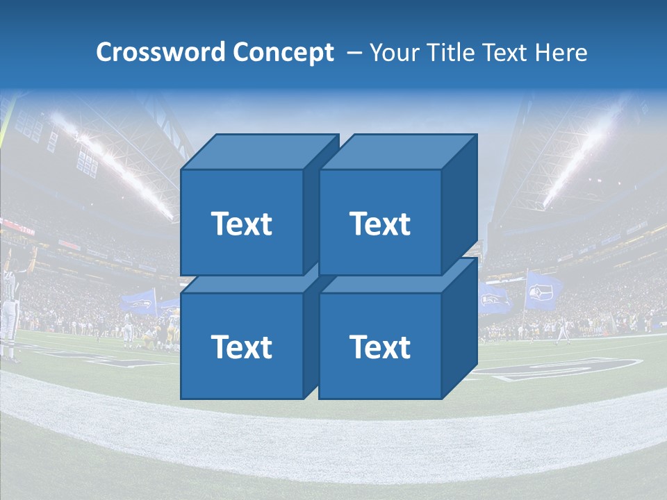 Referee Cloudy Fish Eye PowerPoint Template