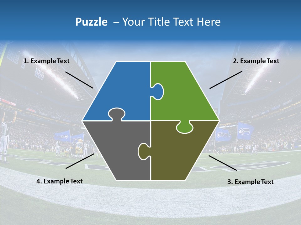 Referee Cloudy Fish Eye PowerPoint Template