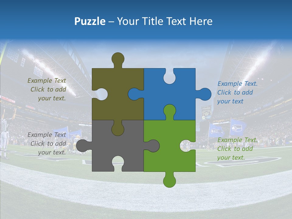 Referee Cloudy Fish Eye PowerPoint Template