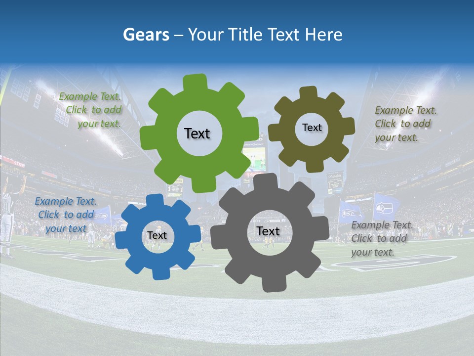Referee Cloudy Fish Eye PowerPoint Template