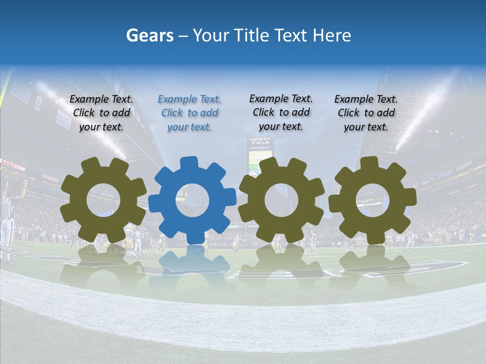 Referee Cloudy Fish Eye PowerPoint Template