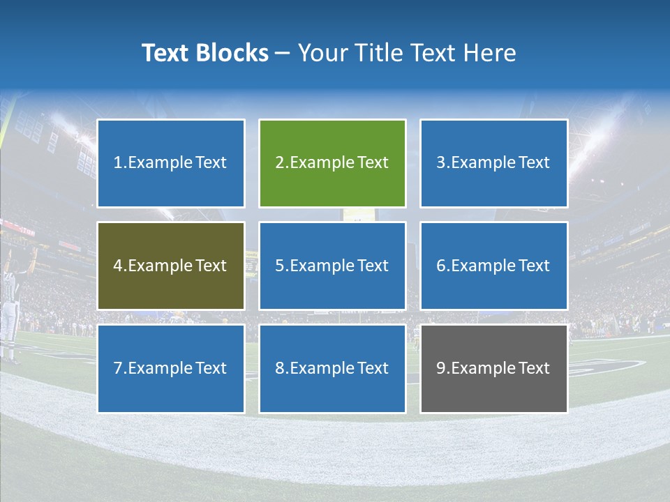 Referee Cloudy Fish Eye PowerPoint Template