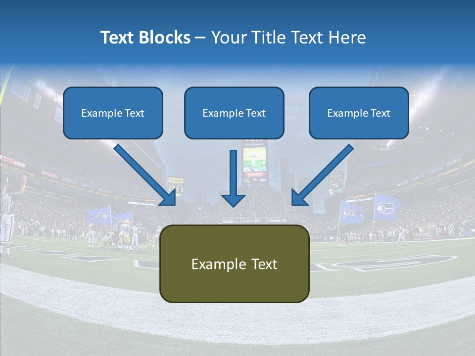 Referee Cloudy Fish Eye PowerPoint Template