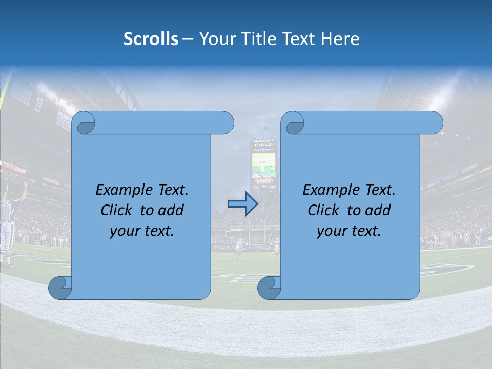 Referee Cloudy Fish Eye PowerPoint Template