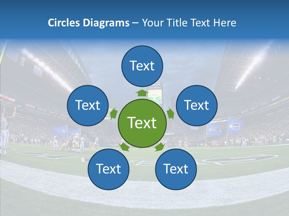 Referee Cloudy Fish Eye PowerPoint Template