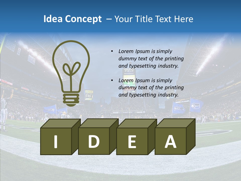 Referee Cloudy Fish Eye PowerPoint Template