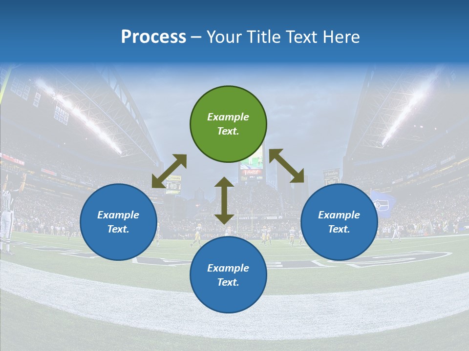 Referee Cloudy Fish Eye PowerPoint Template