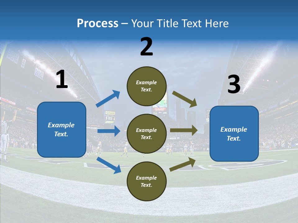 Referee Cloudy Fish Eye PowerPoint Template