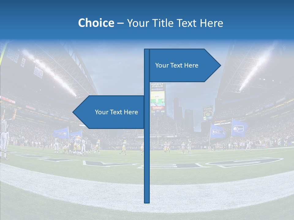 Referee Cloudy Fish Eye PowerPoint Template