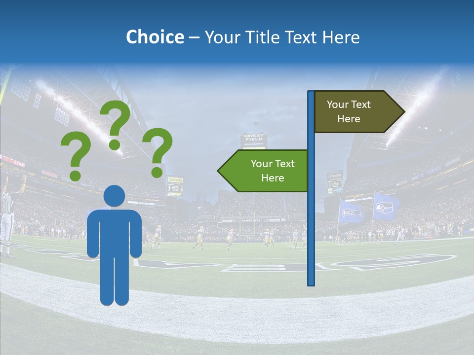 Referee Cloudy Fish Eye PowerPoint Template