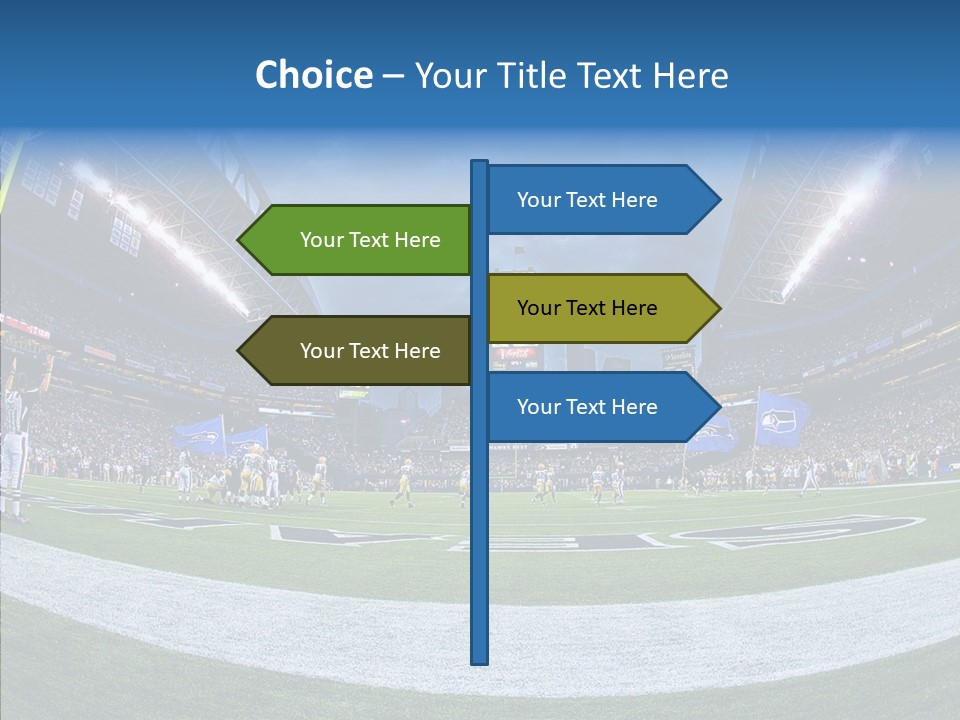 Referee Cloudy Fish Eye PowerPoint Template